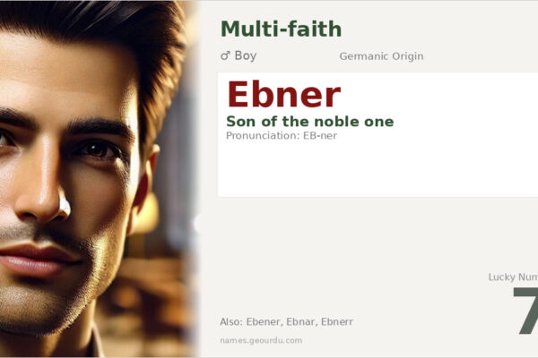 Ebner Name Meaning — Germanic Origin, Boy Name & History (2025)