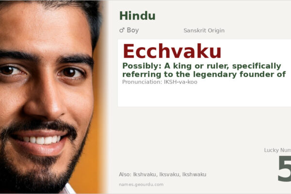Ecchvaku (Ikshvaku) Meaning — Hindu Boy Name Origin & Details (2025)
