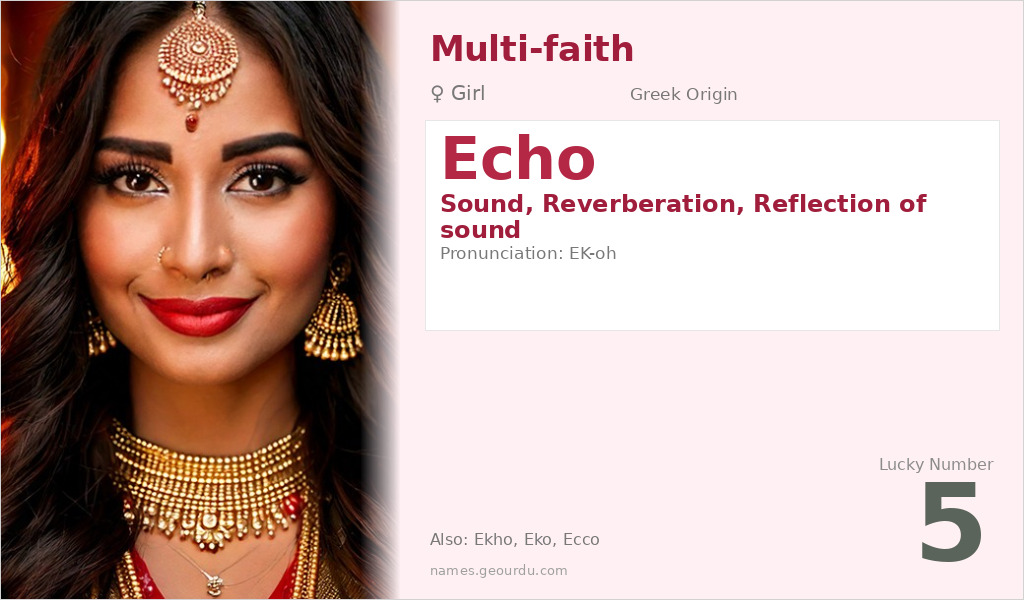 Echo Name Meaning and Details