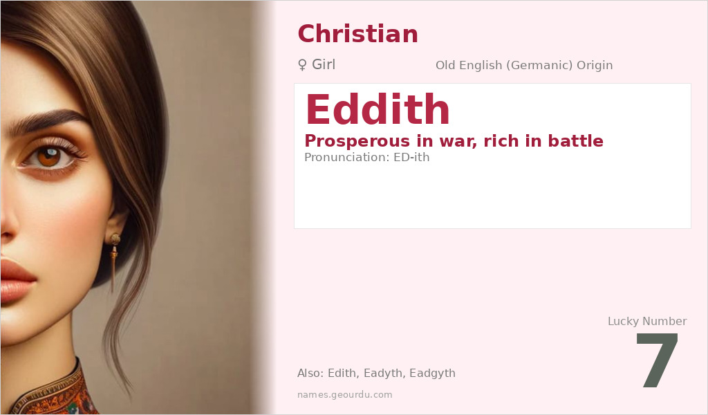 Eddith Name Meaning and Details
