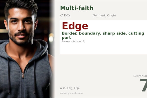 Edge Name Meaning — Origin, Gender & Details (2025)