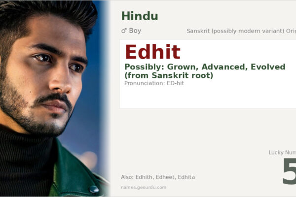 Edhit Name Meaning — Origin, Gender & Details (2025)