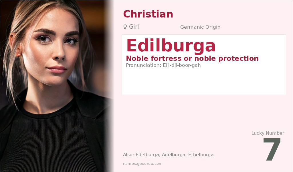 Edilburga Name Meaning and Details