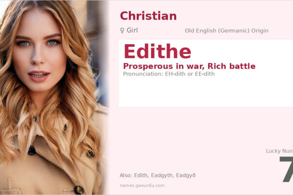 Edithe Name Meaning — Origin, Gender & Details (2025)
