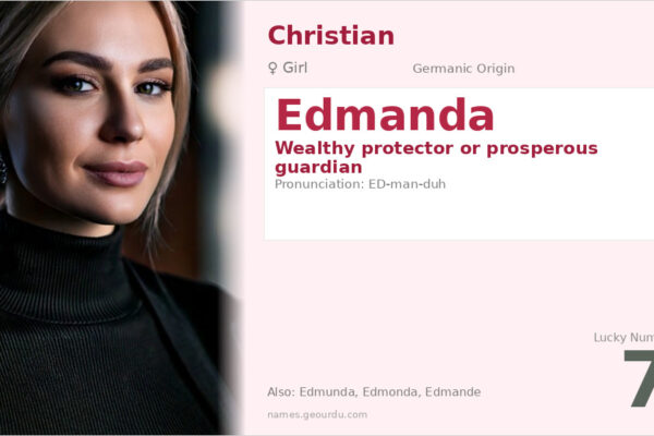 Edmanda Name Meaning — Germanic Origin, Girl Name & Details (2025)