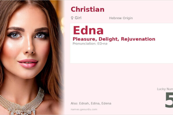 Edna Name Meaning — Hebrew Origin, Girl Name & Details (2025)