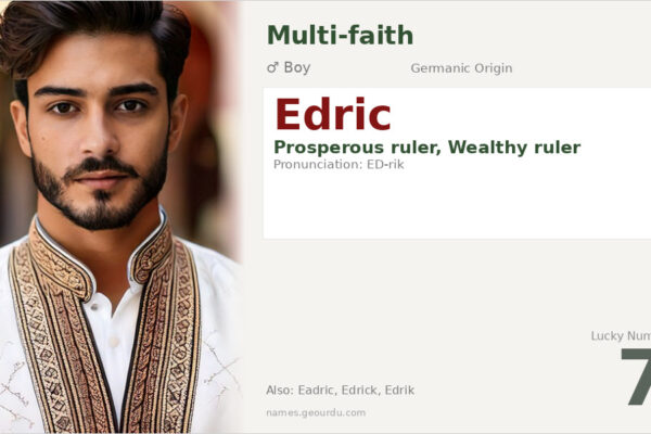 Edric Name Meaning — Origin, History & Details (2025)