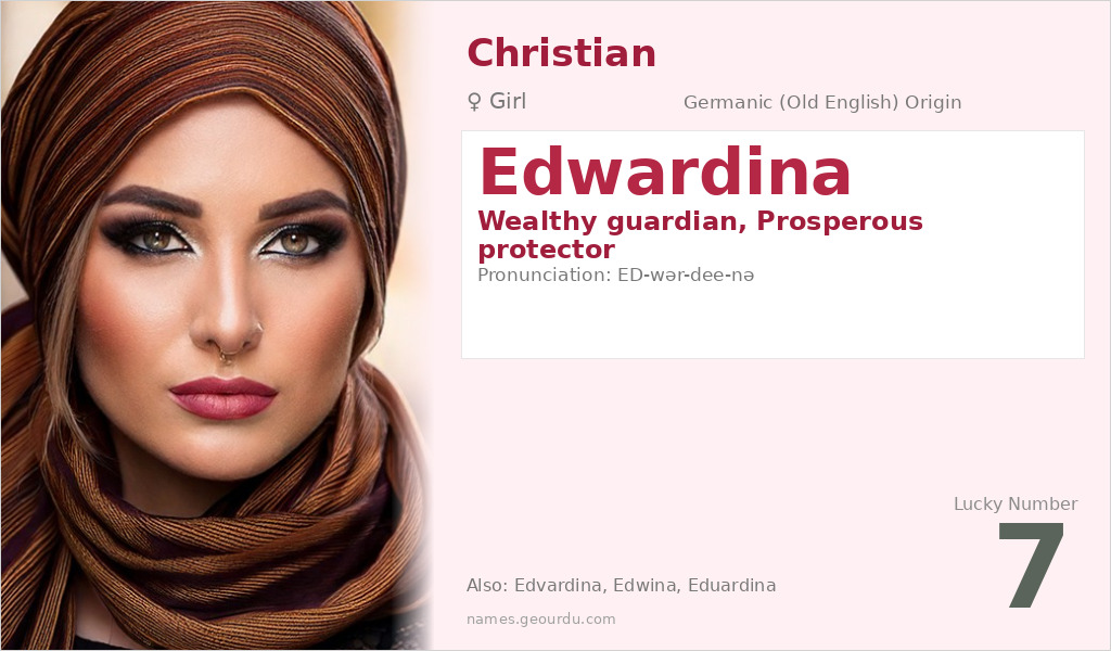 Edwardina Name Meaning and Details
