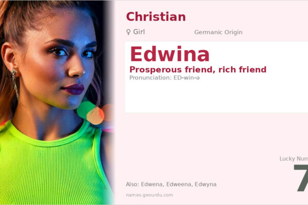 Edwina Name Meaning — Old English Origin, Girl Name & History (2025)