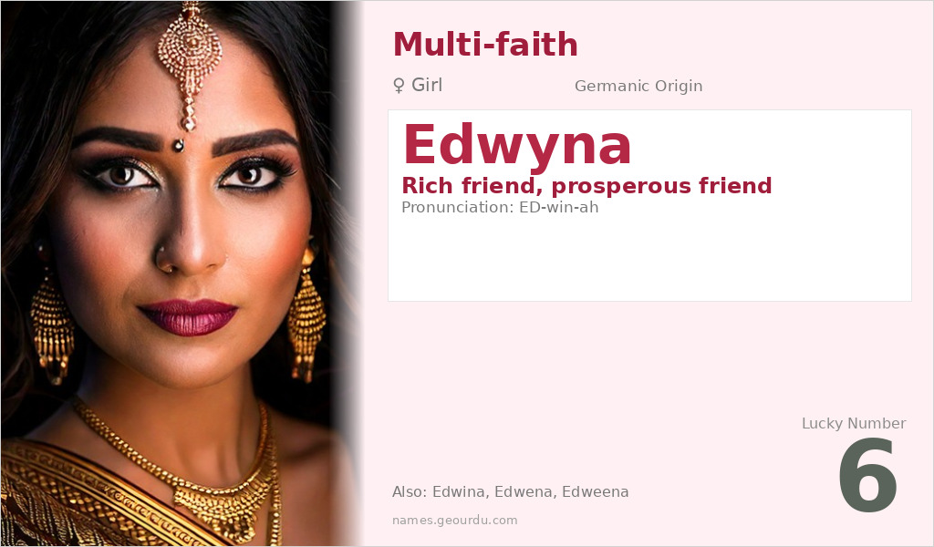 Edwyna Name Meaning and Details