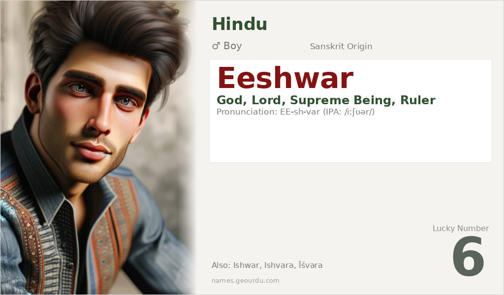 Eeshwar Name Meaning and Details