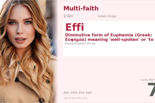Effi Name Meaning — Greek Origin, Girl’s Name & History (2025)