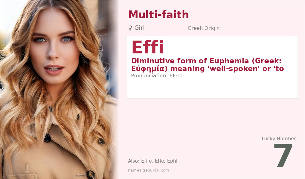 Effi Name Meaning and Details