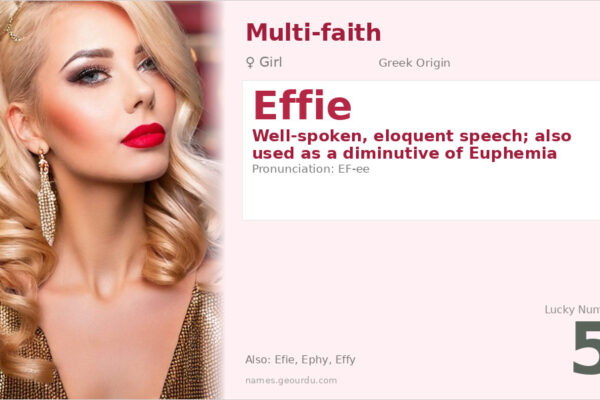 Effie Name Meaning — Greek Origin, Girl Name & Details (2025)