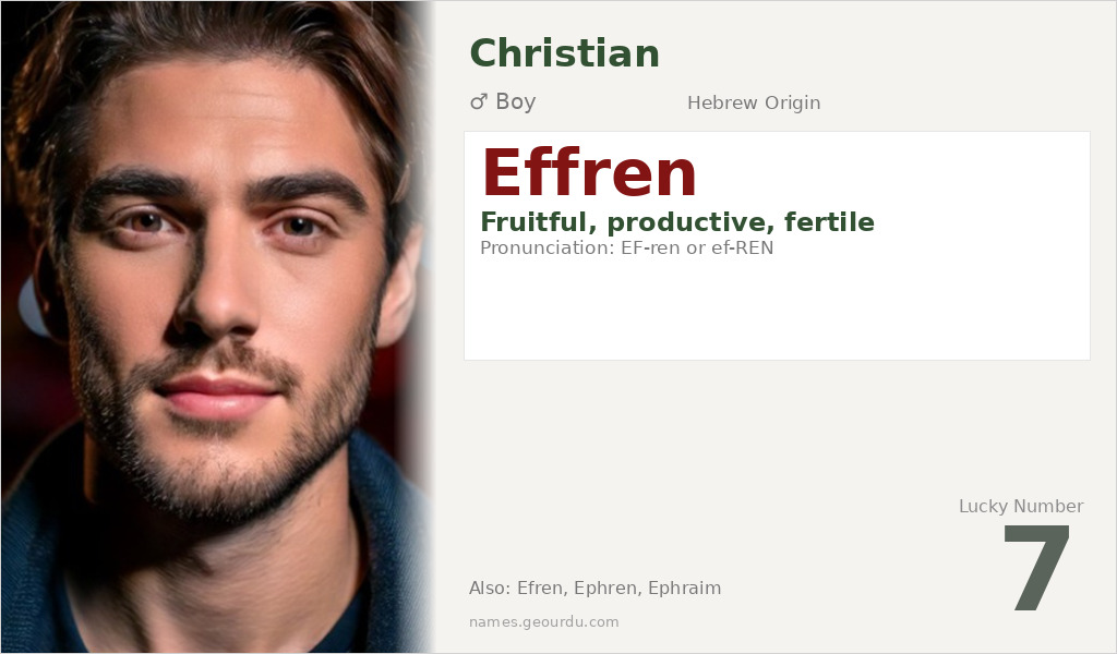 Effren Name Meaning and Details