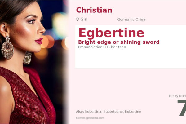 Egbertine Name Meaning — Origin, Gender & Details (2025)