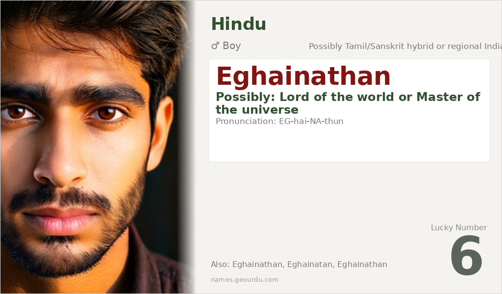 Eghainathan Name Meaning and Details