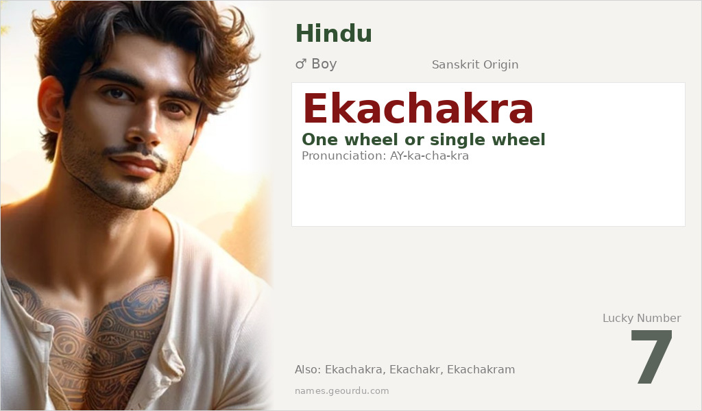 Ekachakra Name Meaning and Details