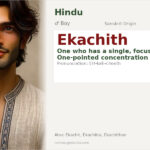 Ekachith Name Meaning and Details