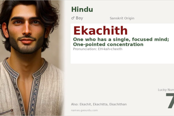 Ekachith Name Meaning — Sanskrit Origin, Boy Name & Details (2025)