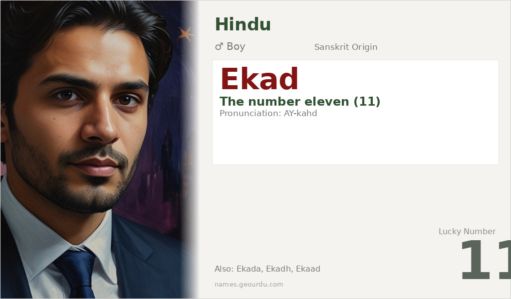 Ekad Name Meaning and Details