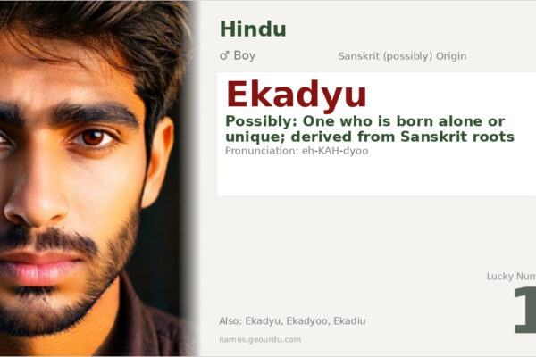 Ekadyu Name Meaning — Origin, Gender & Details (2025)