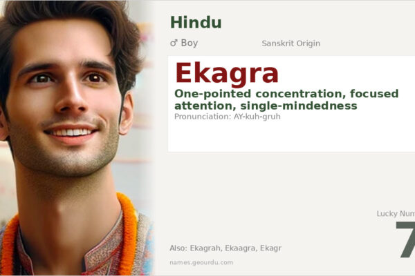 Ekagra Name Meaning — Sanskrit Origin, Boy Name & Spiritual Significance (2025)
