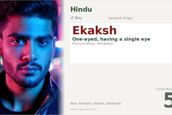 Ekaksh Name Meaning — Sanskrit Origin, Boy Name & Details (2025)