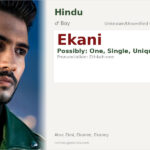 Ekani Name Meaning and Details