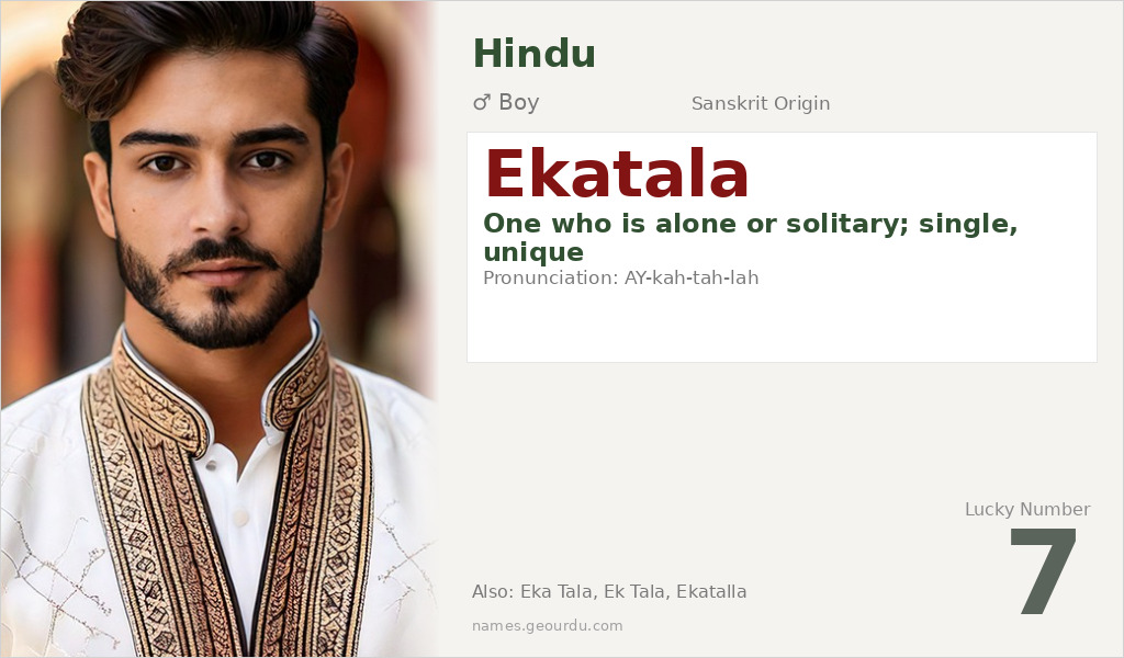 Ekatala Name Meaning and Details