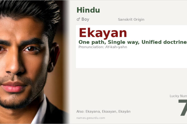 Ekayan Name Meaning — Sanskrit Origin, Boy Name & Spiritual Significance (2025)