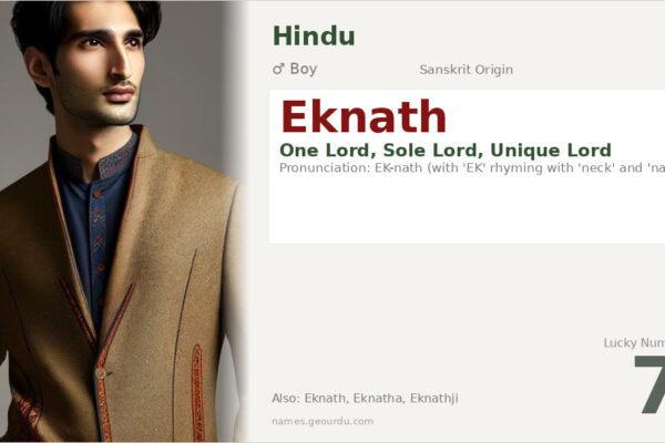 Eknath Name Meaning — Sanskrit Origin, Boy Name & Details (2025)
