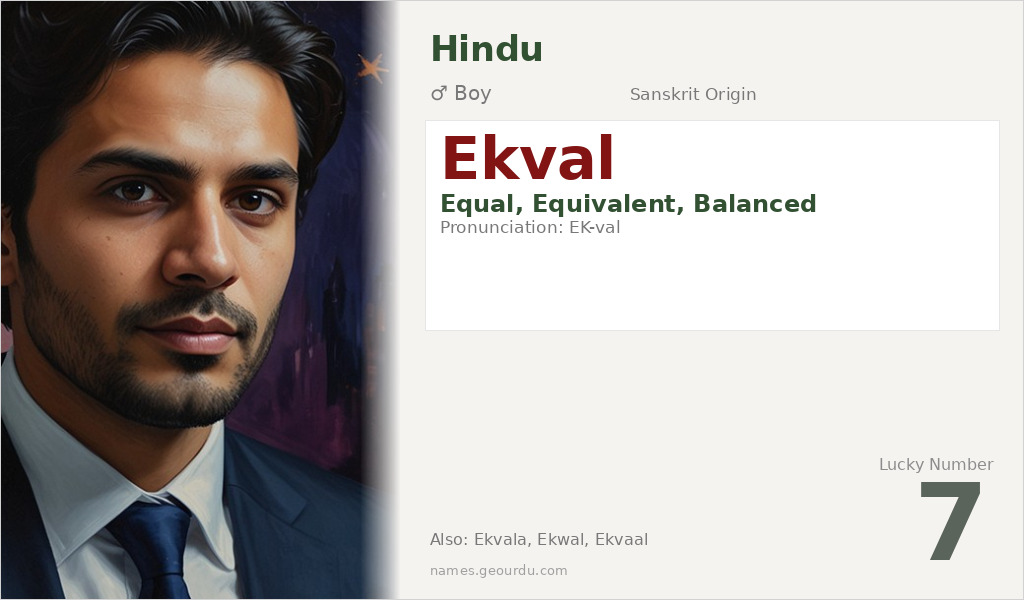 Ekval Name Meaning and Details