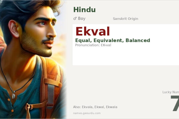 Ekval Name Meaning — Sanskrit Origin, Boy Name & Details (2025)