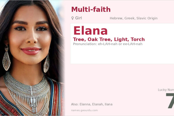 Elana Name Meaning — Hebrew & Greek Origins, Girl Name Details (2025)
