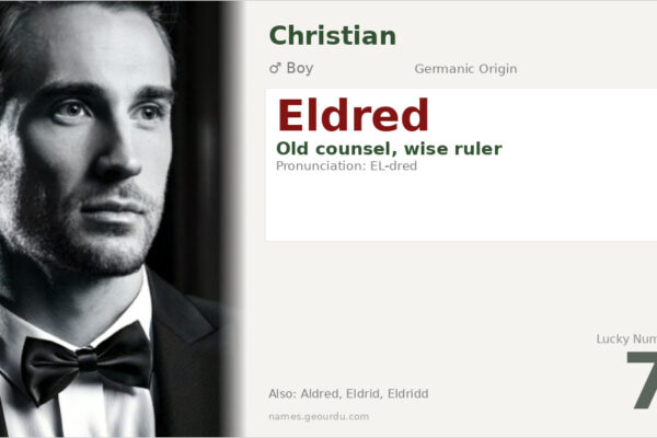 Eldred Name Meaning — Origin, History & Significance (2025)