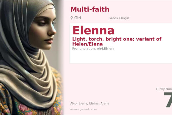Elenna Name Meaning — Greek Origin, Girl Name & History (2025)