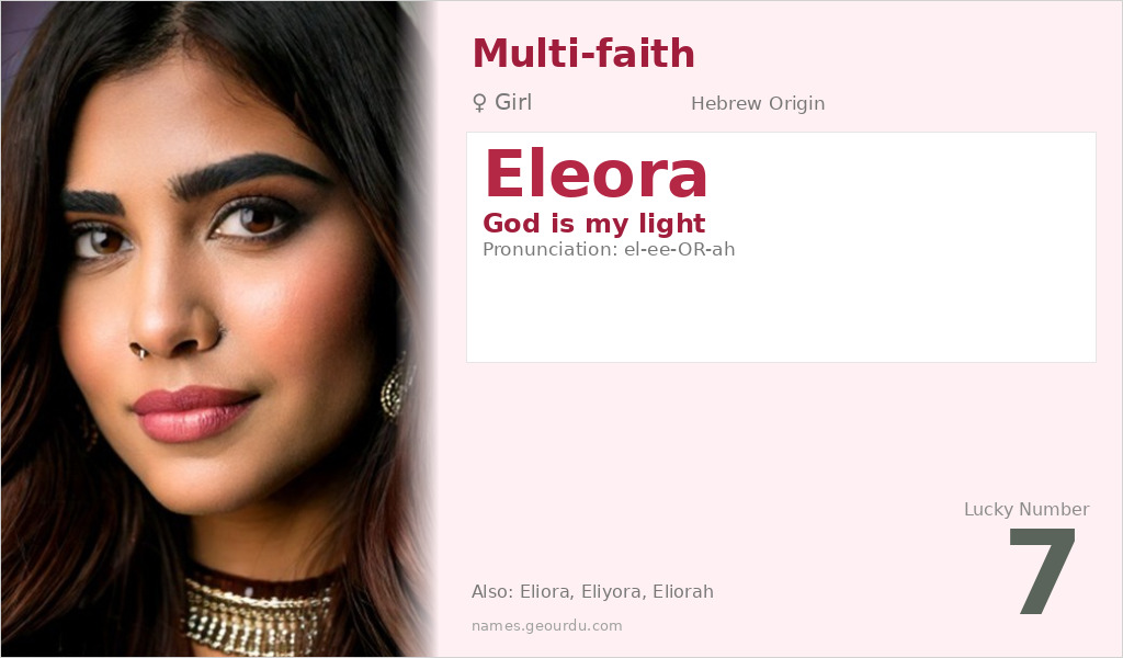 Eleora Name Meaning and Details
