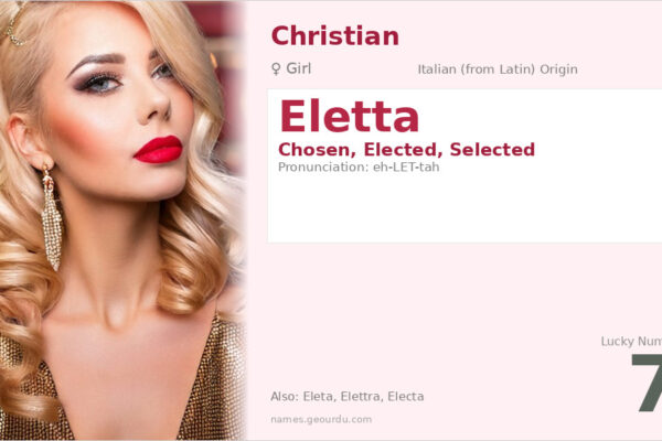 Eletta Name Meaning — Italian Origin, Girl Name & Details (2025)