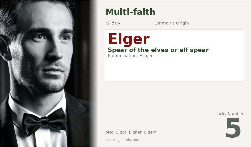 Elger Name Meaning and Details