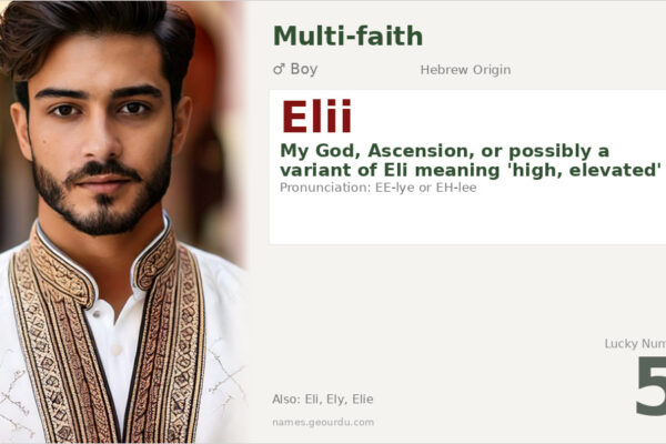 Elii Name Meaning — Hebrew Origin, Boy’s Name & Details (2025)
