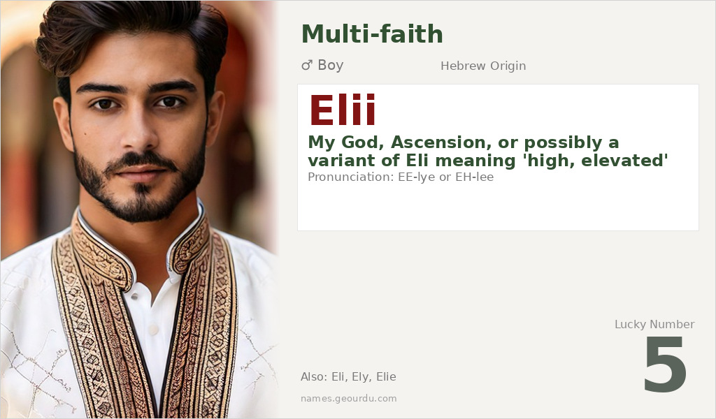 Elii Name Meaning and Details