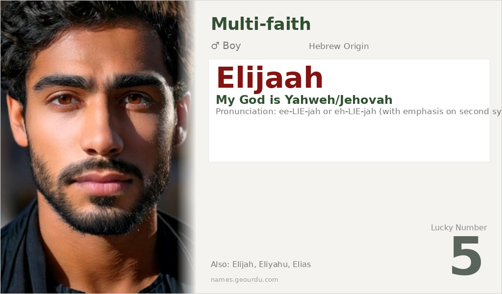 Elijaah Name Meaning and Details