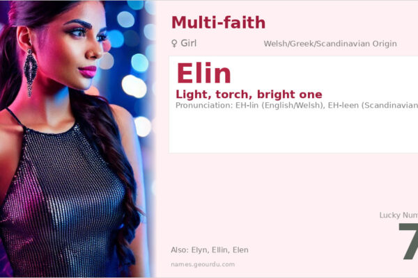 Elin Name Meaning — Origin, Gender & Details (2025)