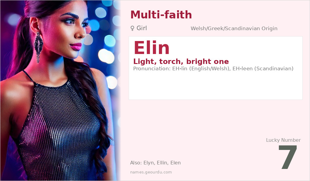 Elin Name Meaning and Details