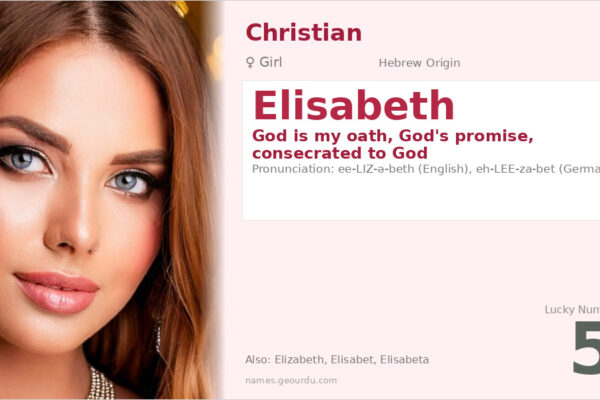 Elisabeth Name Meaning — Hebrew Origin, Girl Name & History (2025)