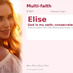 Elise Name Meaning and Details