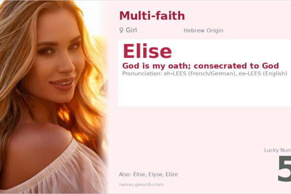 Elise Name Meaning — Hebrew Origin, Girl Name & Details (2025)