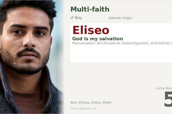 Eliseo Name Meaning — Hebrew Origin, Boy’s Name & Details (2025)