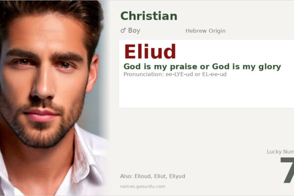 Eliud Name Meaning — Hebrew Origin, Biblical Boy Name & Details